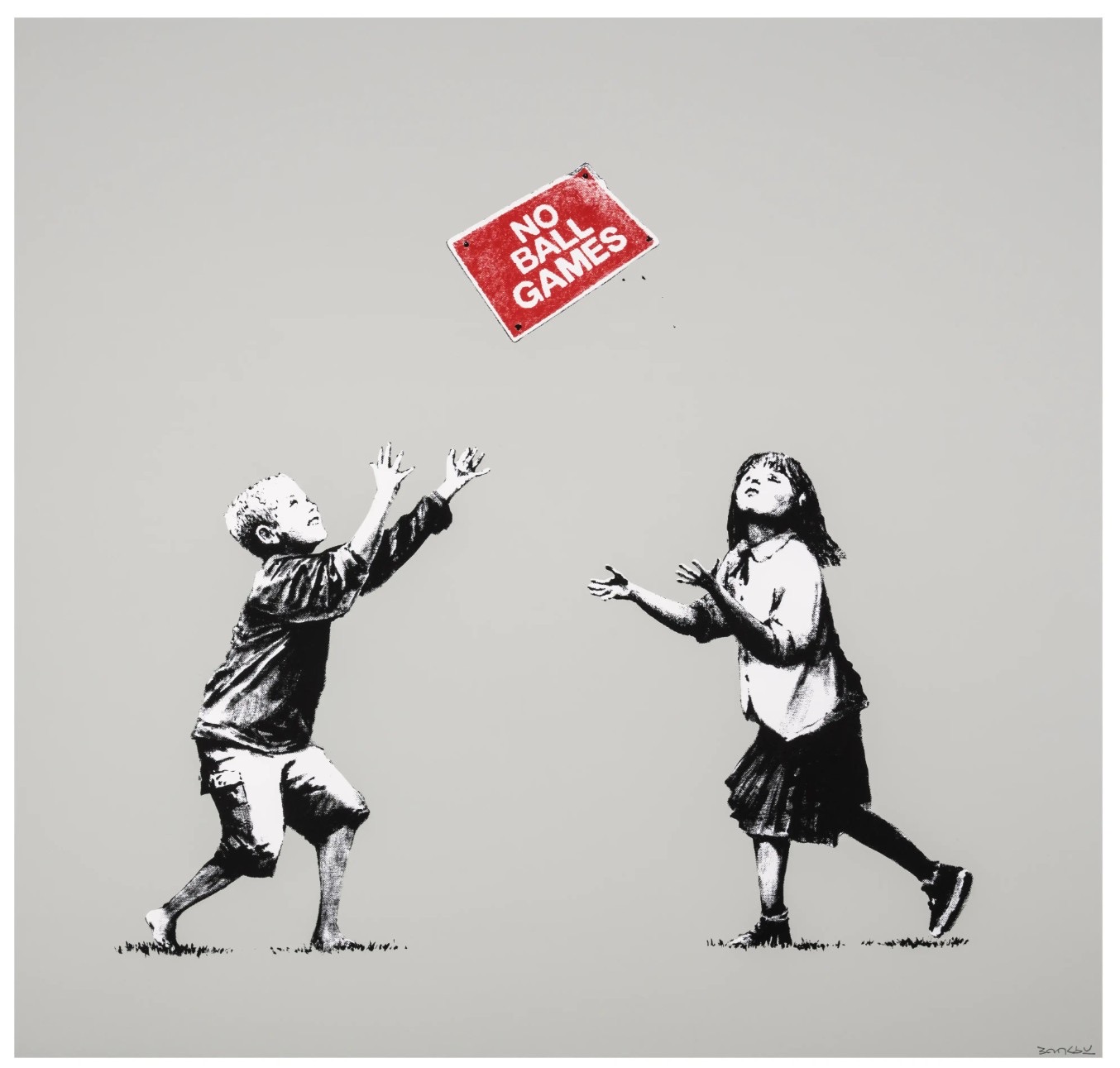 Banksy, No Ball Games