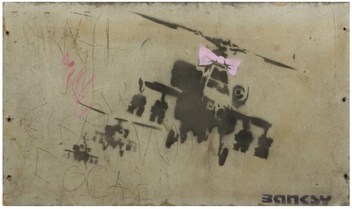 Banksy, Happy Choppers, 2002