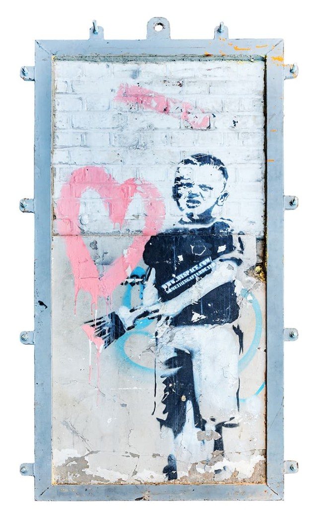 Banksy, Heart Boy, 2009