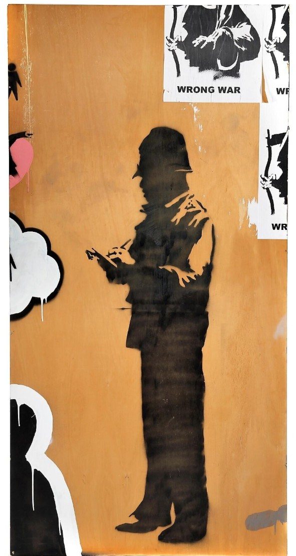 Banksy, Black Bobby, 2003