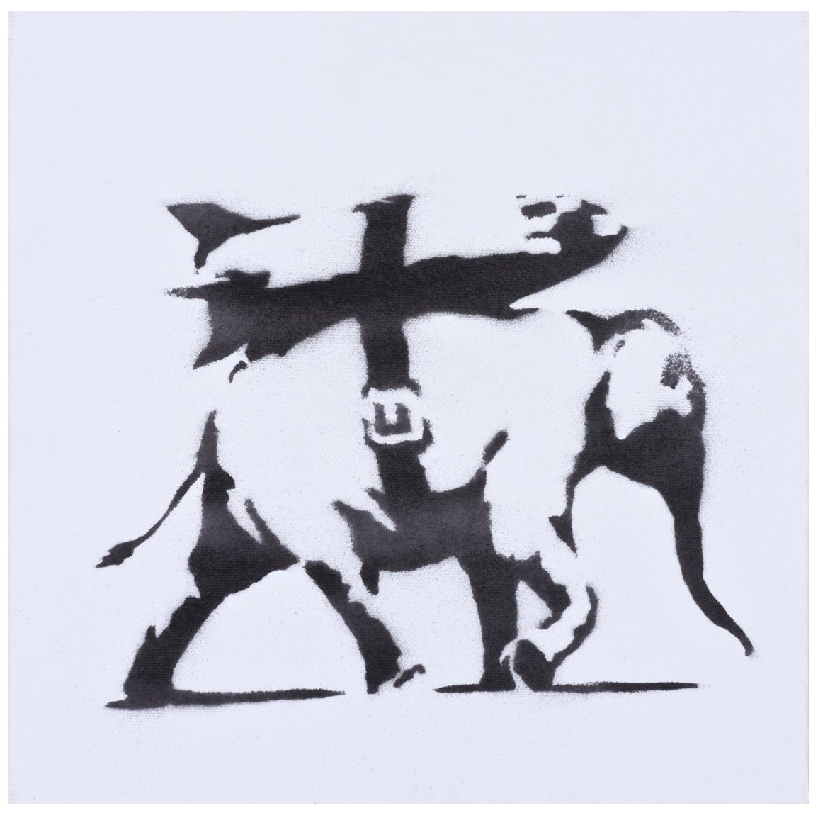 Banksy, Heavy Weaponry, 2003