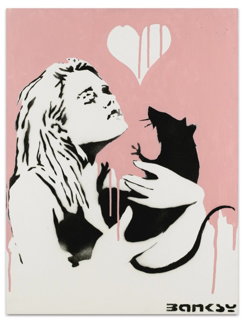 Banksy, Love rat, 2003