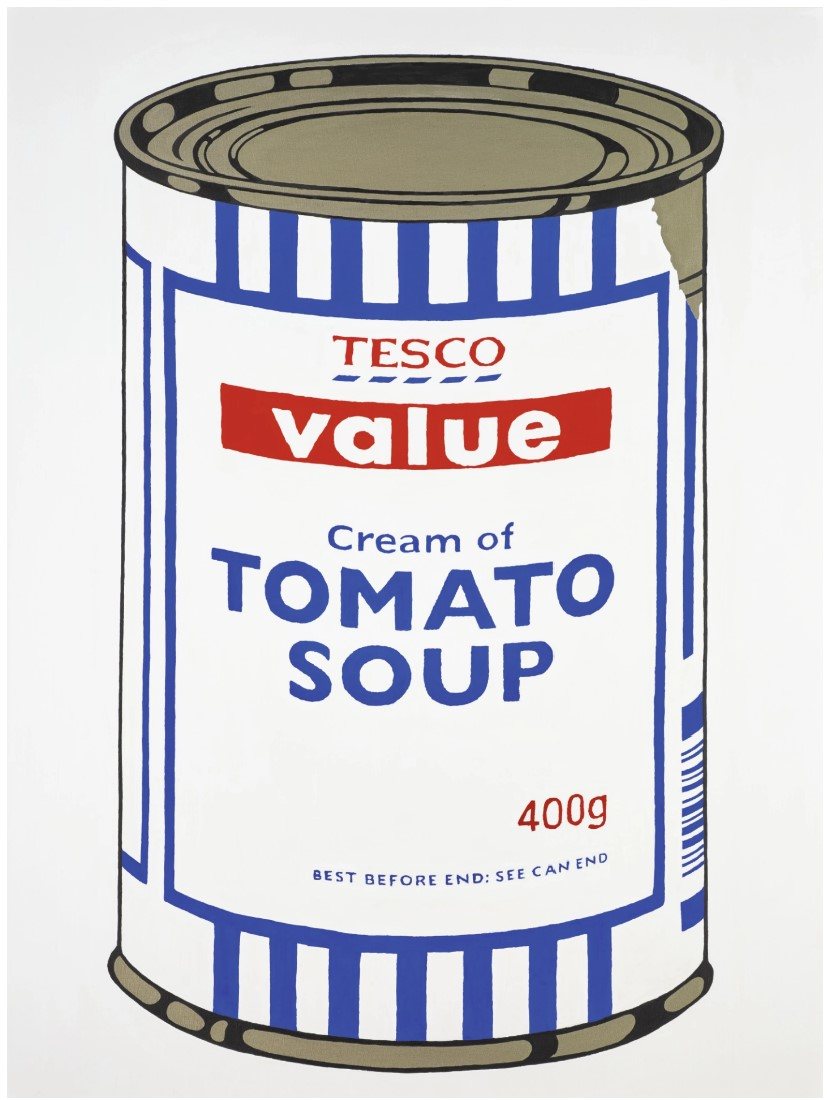 Banksy, Tesco Value Soup Can, 2004