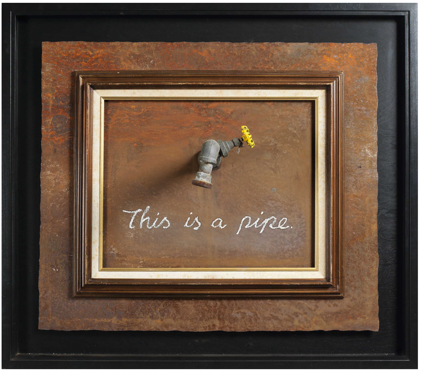 Banksy, This Is A Pipe, 2011