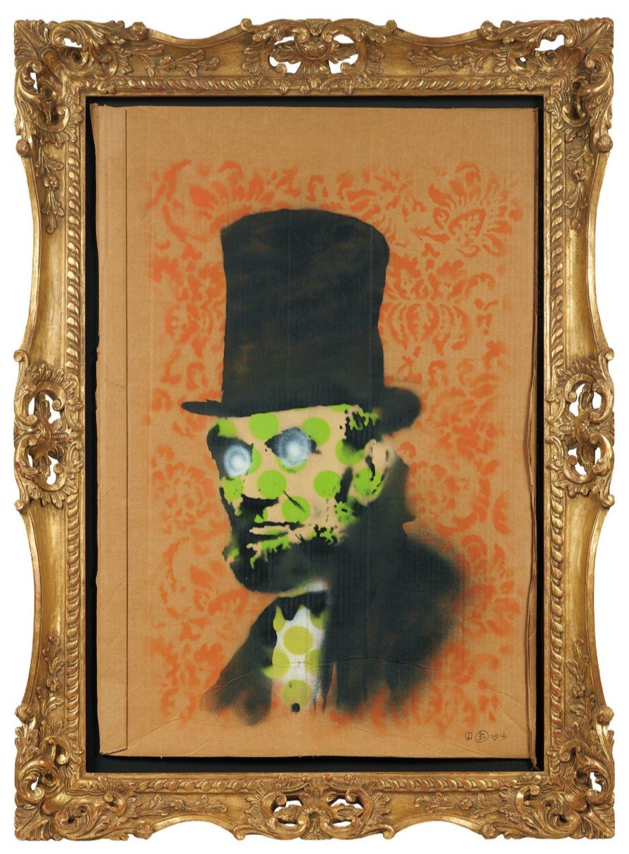 Banksy, Abe Lincoln, 2008