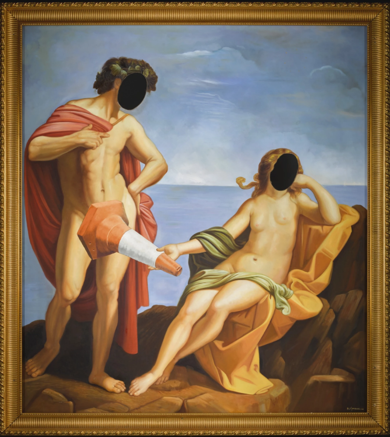 Banksy, Bacchus at the Seaside, 2009