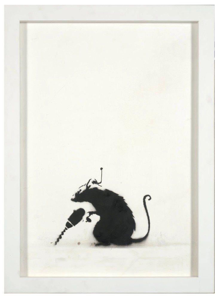 Banksy, Drill Rat, 2002