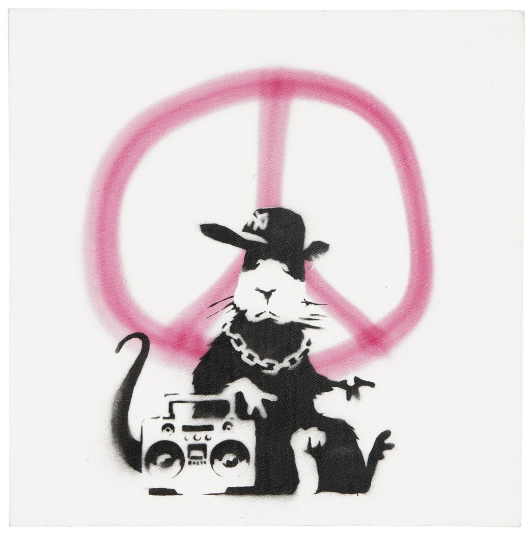 Banksy, Gangsta Rat, 2012