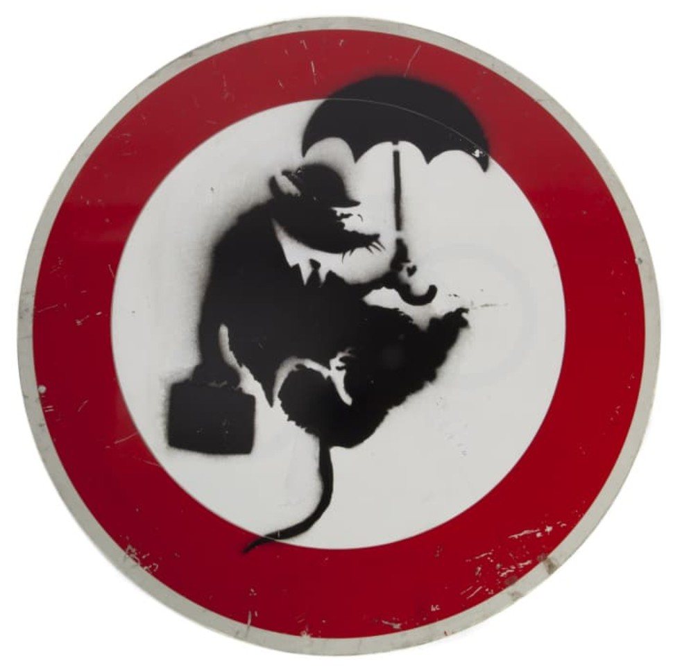 Banksy, Umbrella Rat