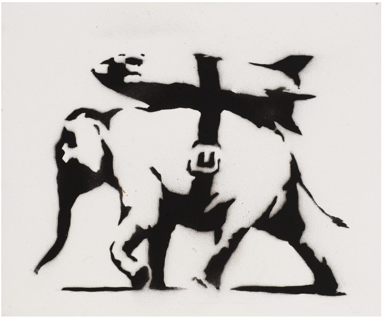 Banksy, Heavy Weaponry, 2003