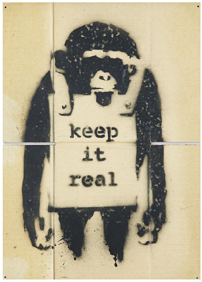 Banksy, Keep It Real, 2002