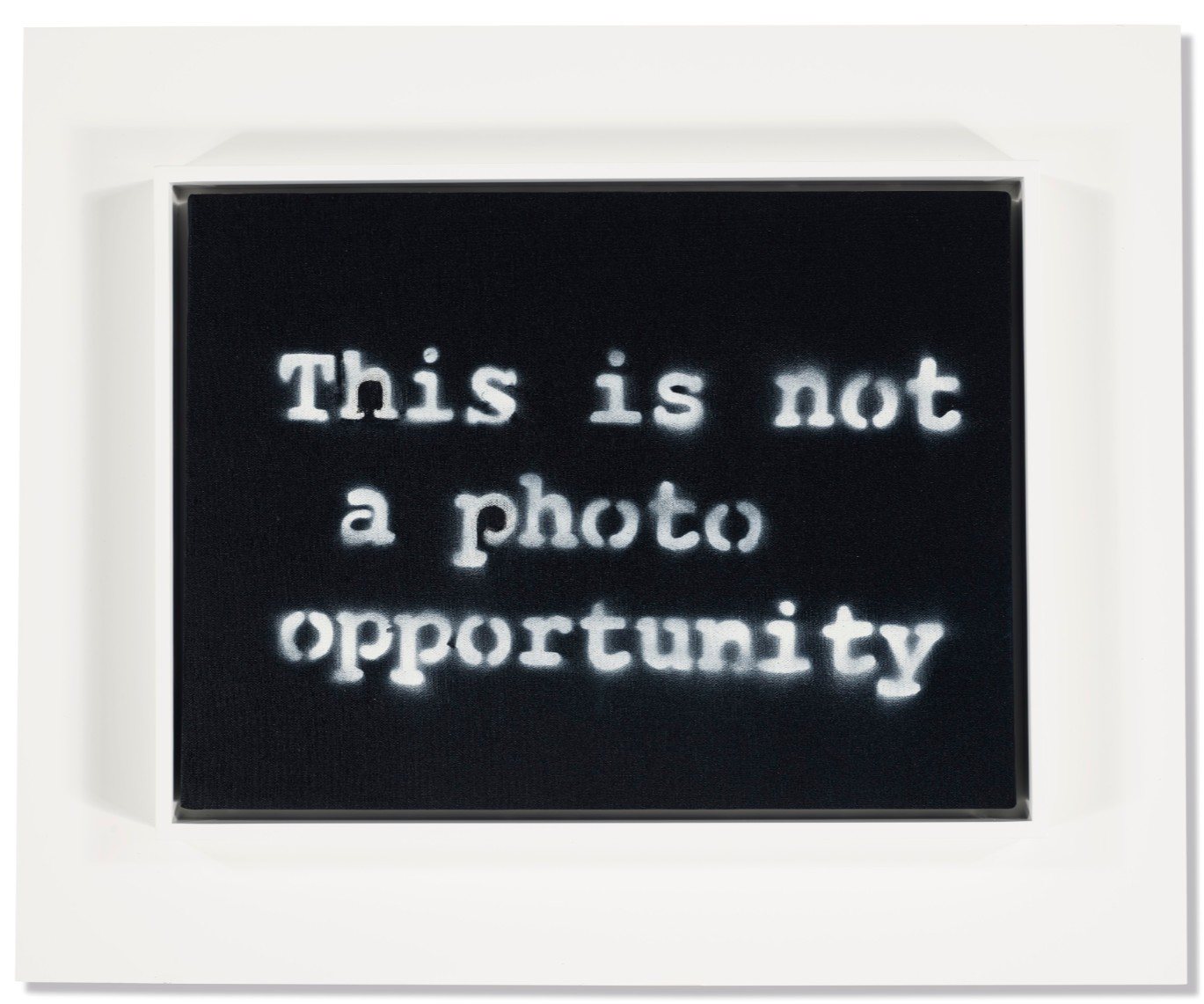 Banksy, This is Not A Photo Opportunity CP/16, 2013