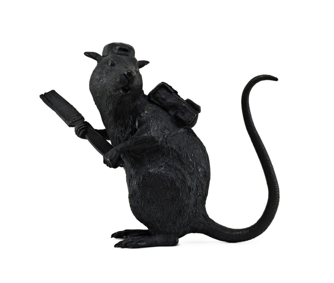 Banksy, Bronze Rat, 2006