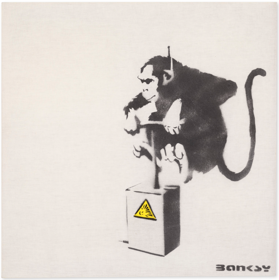 Banksy, Monkey Detonator, 2000