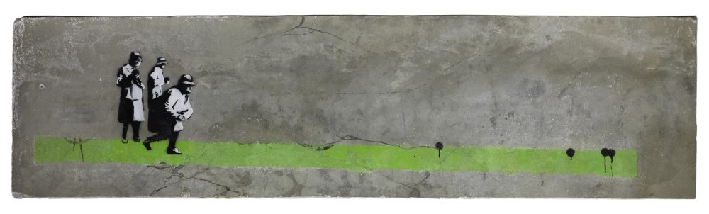 Banksy, Bomb Middle England, circa 2003