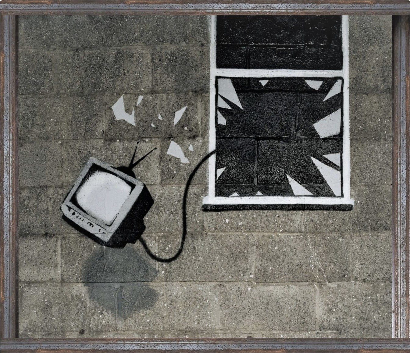 Banksy, Broken Window Theory, 2003