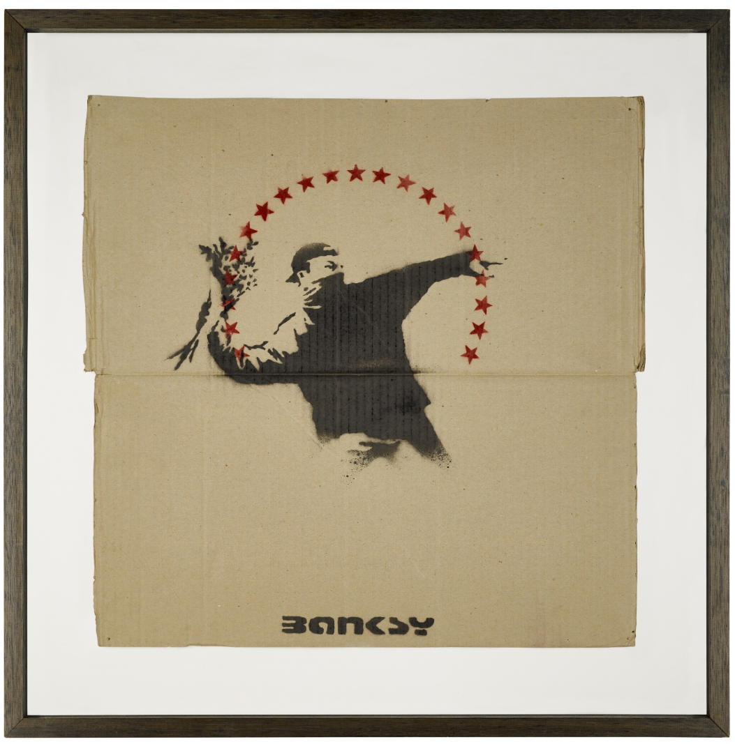 Banksy, Flower Chucker, 2003