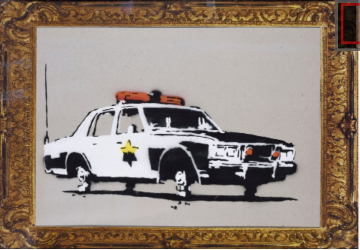 Banksy, Police Car, 2003