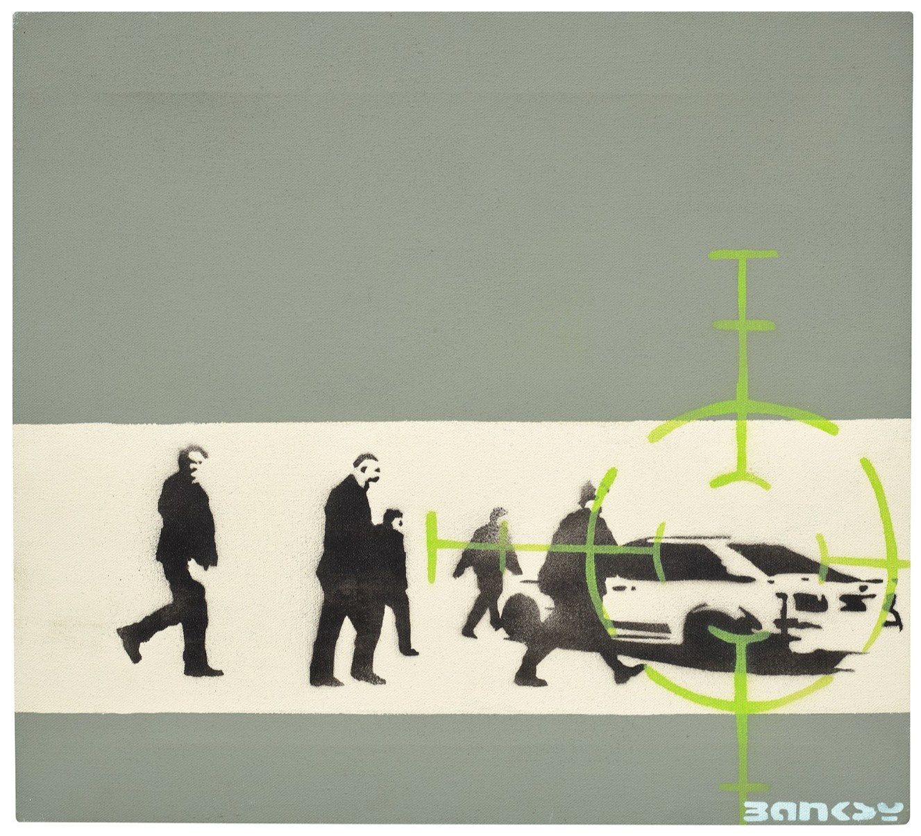 Banksy, Precision Bombing, 2000