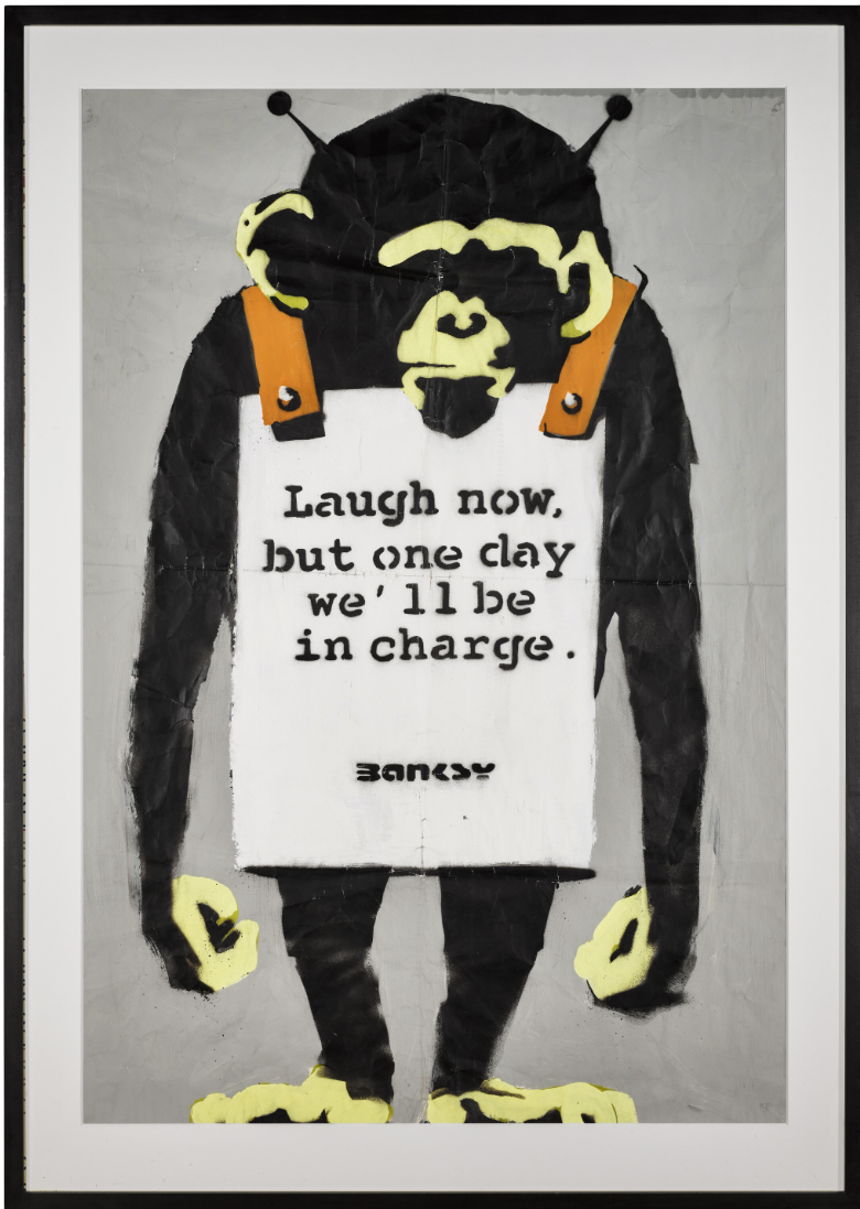 Banksy, Laugh Now, 2003