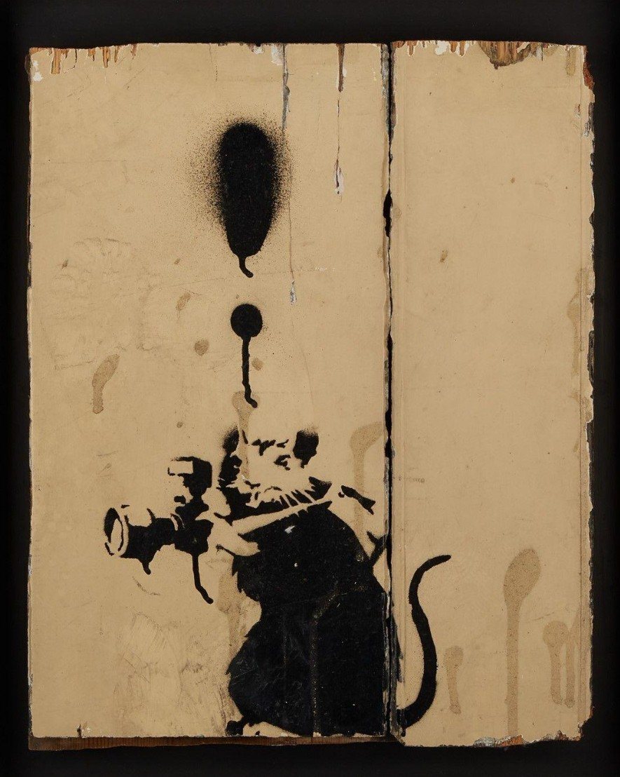 Banksy, Mayfair Paparazzi Rat, circa 2006