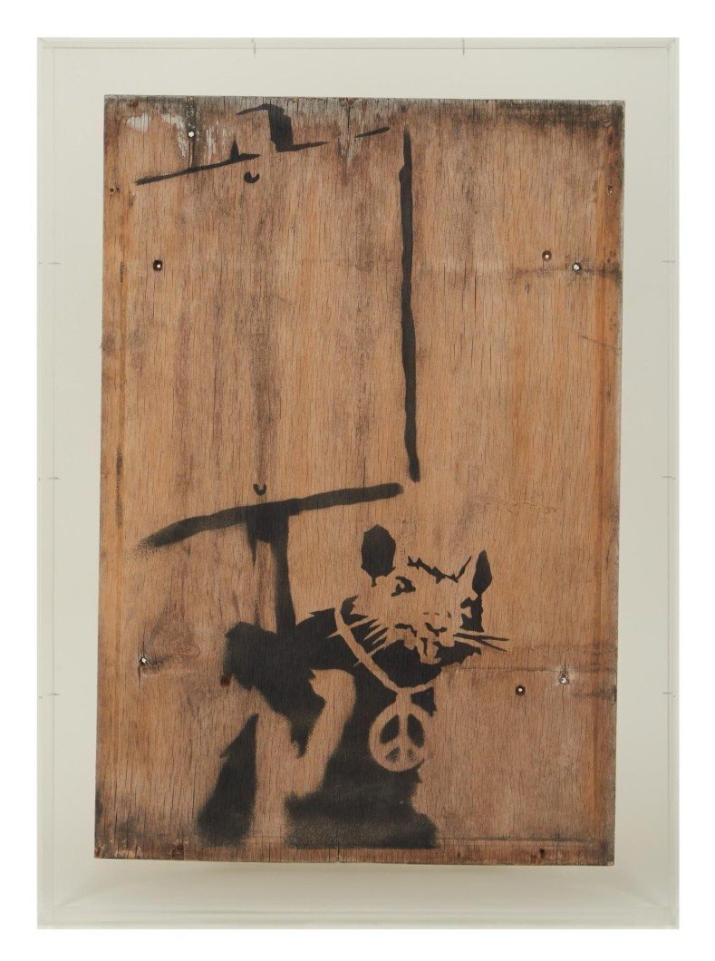 Banksy, Placard Rat, 2004