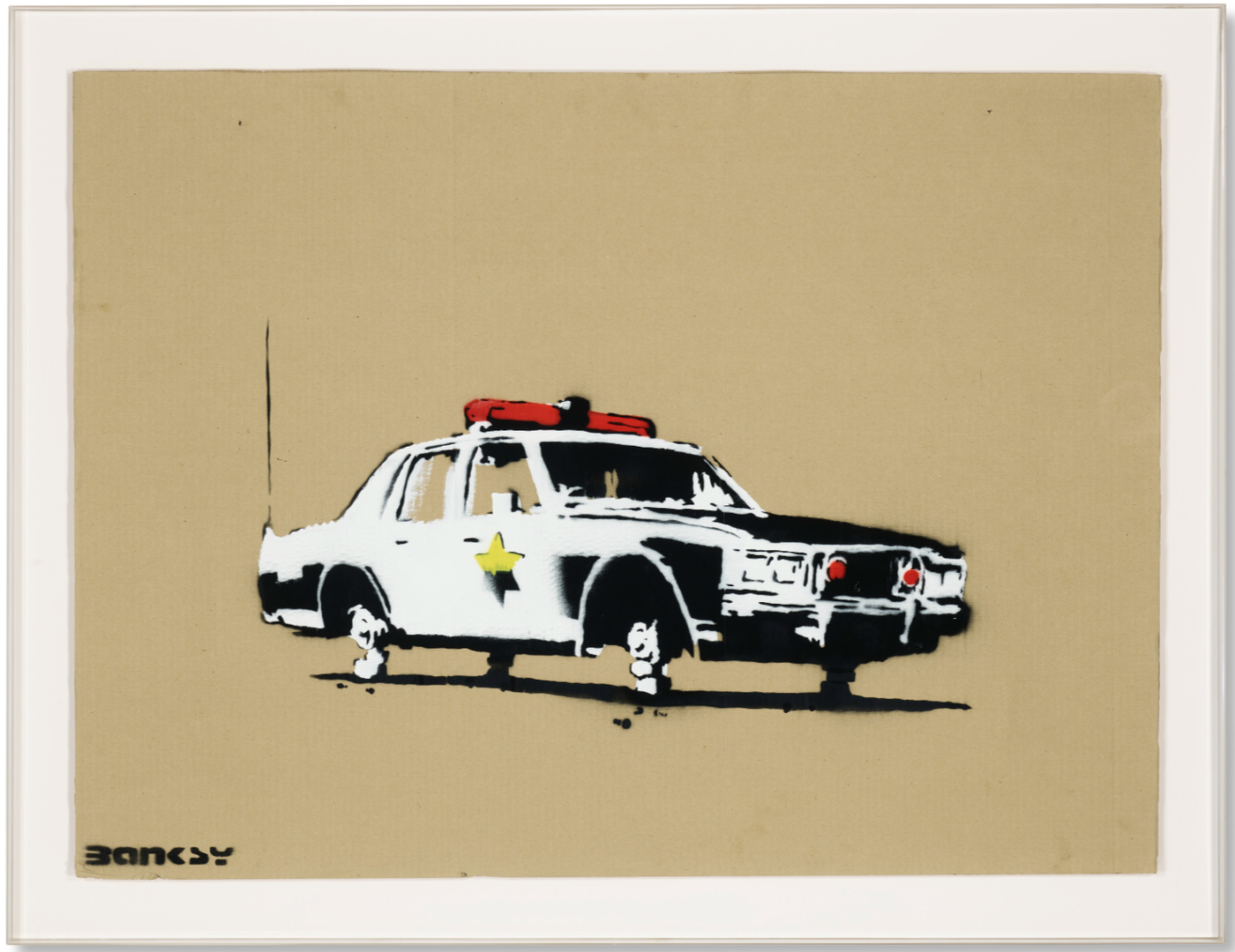 Banksy, Police Car, 2003