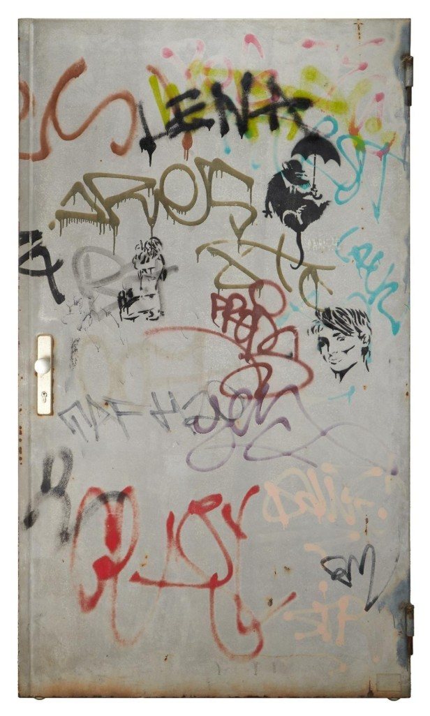 Banksy, Umbrella Rat, 2004
