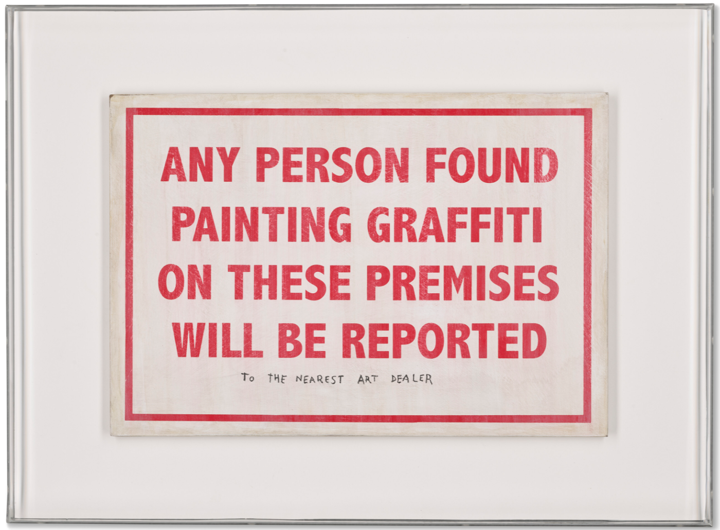 Banksy, Any Person Found, 2011