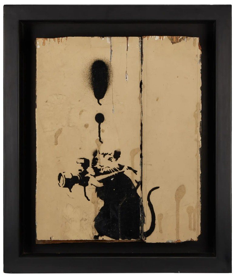 Banksy, Mayfair Paparazzi Rat, circa 2006