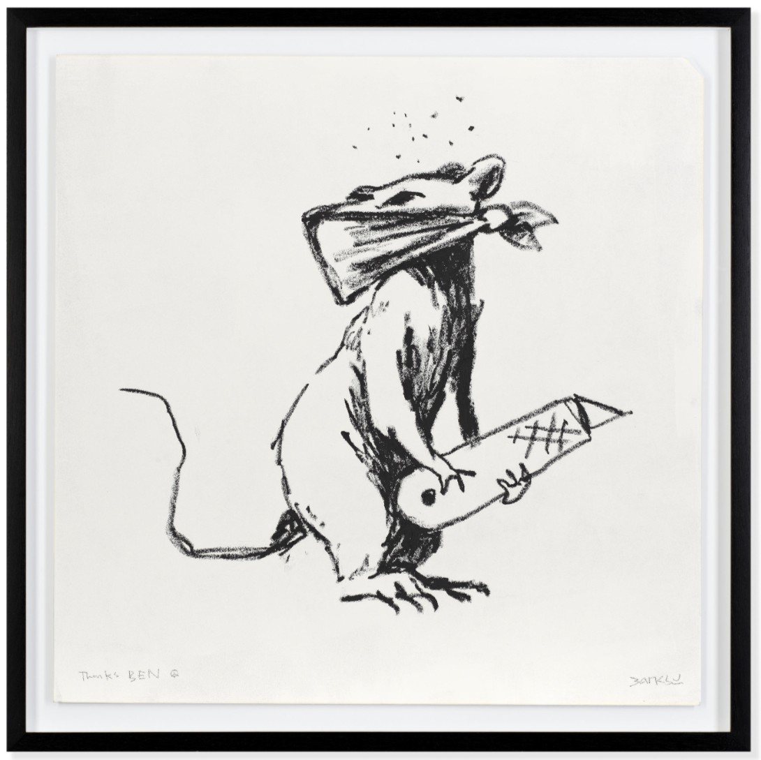 Banksy, Rat with Scalpel, 2018