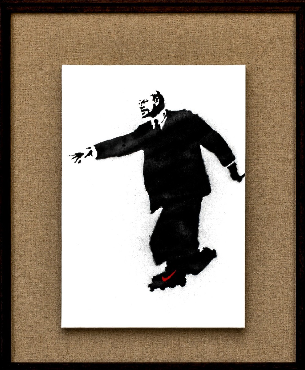Banksy, Lenin On Roller Skates, 2003