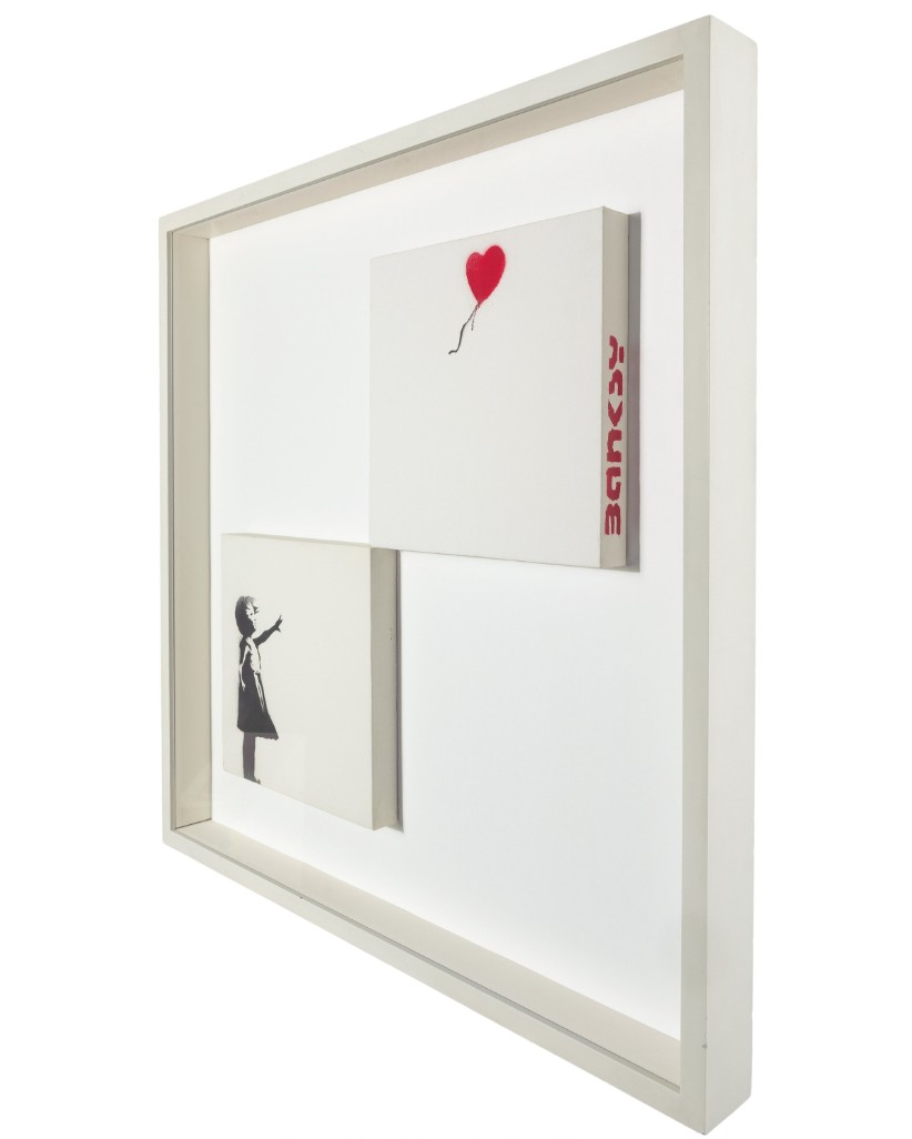 Banksy, Girl with Balloon (diptych), 2005