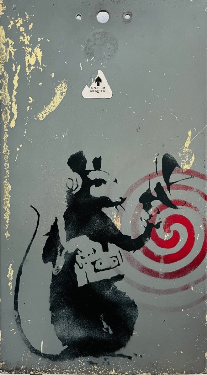 Banksy, Radar Rat, 2002