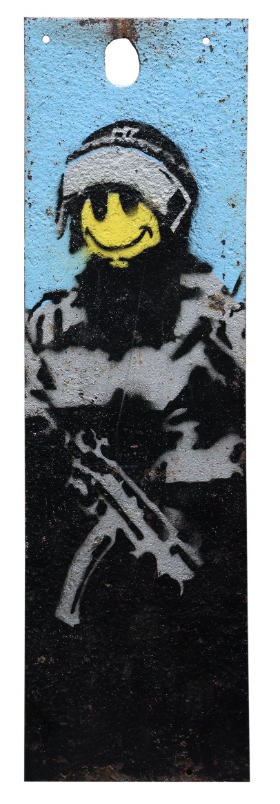 Banksy, Smiley Copper, 2003