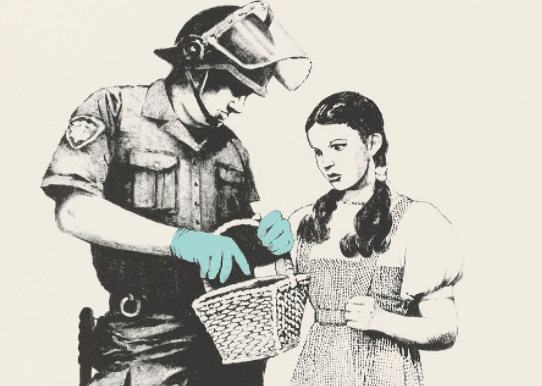 banksy stop and search