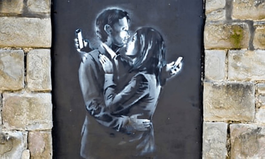 mobile lovers 2014 banksy