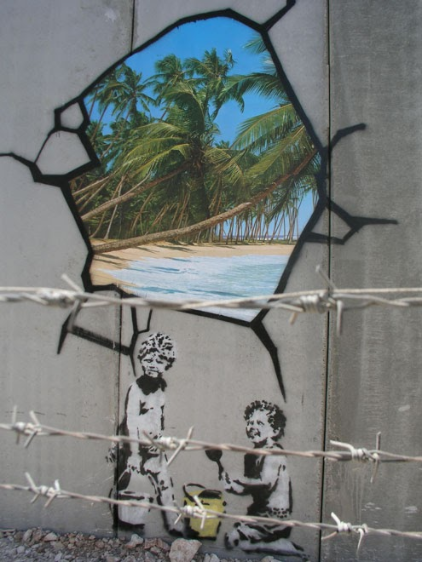 The Segregation Wall Palestine 2005 Banksy Explained