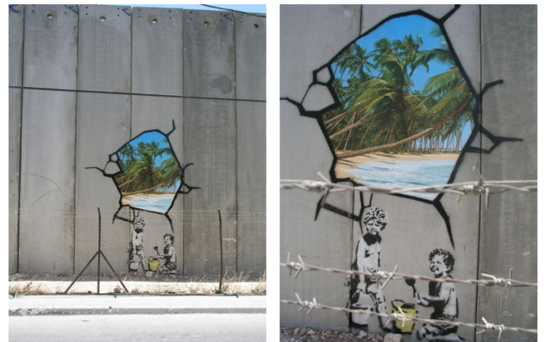 The Segregation Wall Palestine 2005 Banksy Explained