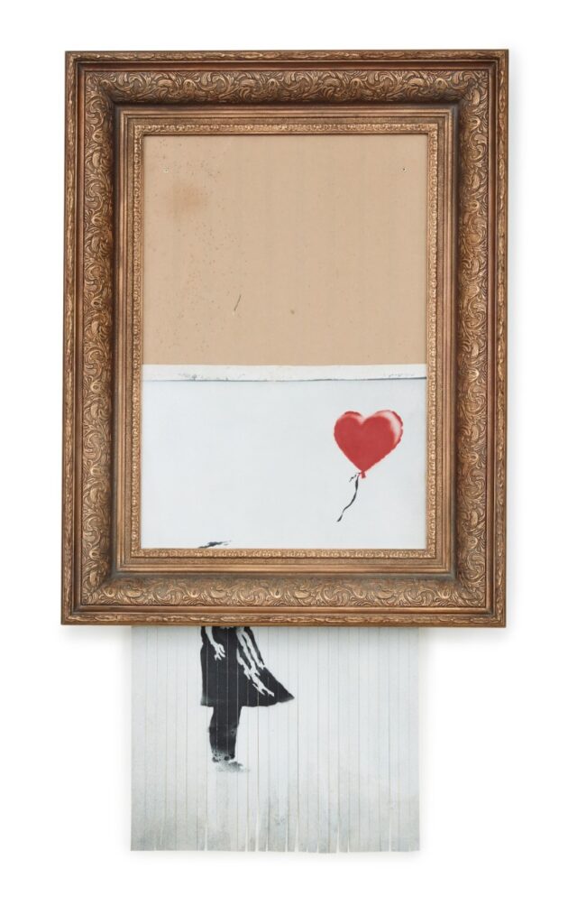 Love Is In The Bin, 2018 - Banksy Explained